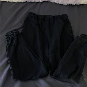 Dark Gray Washed Style Jogger Pants